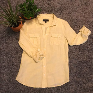Banana Republic | Light & Breezy Yellow Button Up